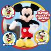 Disney Junior Mickey Mouse Hot Diggity Dance Mickey Feature Plush Stuffed Animal, Motion, Sounds, and Games, Kids Toys for Ages 3 Up by Just Play
