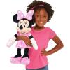 Disney Junior Mickey Mouse Large 19-inch Plush Minnie Mouse, Stuffed Animals, Pretend Play
