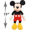 Disney Junior Mickey Mouse Large 19-inch Plush Stuffed Animal, Mickey Mouse, Pretend Play, Kids Toys for Ages 2 Up by Just Play