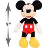 Disney Junior Mickey Mouse and Minnie Mouse Beanbag Plushie 2-Pack Stuffed Animals, Kids Toys for Ages 2 Up by Just Play