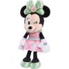 Disney Junior Minnie Mouse 8-Inch Beanbag Plush, Minnie Mouse in Pink Sweet Treats Dress, Stuffed Animal