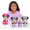 Disney Junior Minnie Mouse 8-Inch Small Hearts Beanbag Plush in Pink Heart Dress, Stuffed Animal