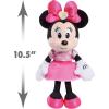 Disney Junior Minnie Mouse 8-Inch Small Hearts Beanbag Plush in Pink Heart Dress, Stuffed Animal