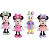 Disney Junior Minnie Mouse 8-Inch Small Hearts Beanbag Plush in Pink Heart Dress, Stuffed Animal