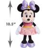 Disney Junior Minnie Mouse 8-Inch Small Stars Minnie Mouse Plushie Stuffed Animal, Pink, Kids Toys for Ages 2 Up by Just Play(Star Minnie)