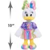 Disney Junior Minnie Mouse 8-Inch Small Unicorn Daisy Beanbag Plush, Daisy Duck In Purple and Rainbow Unicorn Dress, Stuffed Animal