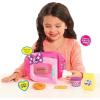 Disney Junior Minnie Mouse Marvelous Microwave Set and Accessories, 8-pieces, Pretend Play, Kids Toys for Ages 3 Up by Just Play
