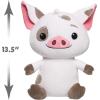 Disney Princess Moana Pua 2-pound Weighted 14-Inch Plush Stuffed Animal, Pig, Kids Toys for Ages 3 Up by Just Play(Moana)
