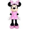 Disney Junior Mickey Mouse Jumbo 25-inch Plush Minnie Mouse Doll, Pink, Super Soft Plush, Kids Toys for Ages 2 Up by Just Play