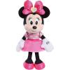 Disney Junior Minnie Mouse 8-Inch Small Hearts Beanbag Plush in Pink Heart Dress, Stuffed Animal