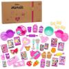 Disney Junior Minnie Mouse Bow-Tique Bowtastic Kitchen Accessory Set, Over Fifty Piece Play Food and Utensils, Frustration Free Packaging
