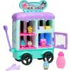 Disney Munchlings Mini Munch Bakery, 25-Piece Color Change Figure Playset, 1-inch Collectible Scented Figurines, Kids Toys for Ages 3 Up by Just Play(Ice Cream Cart)