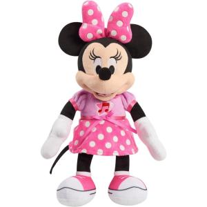 Disney Junior Mickey Mouse Funhouse Singing Fun Minnie Mouse 13 Inch Lights and Sounds Feature Feature Plush, Sings Bowtoons Theme Song, Kids Toys for Ages 3 Up by Just Play