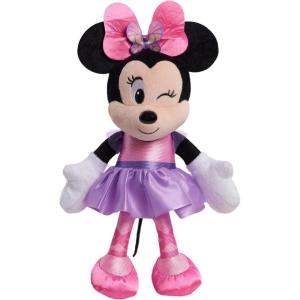Disney Junior Minnie Mouse Ballerina Small Plush Stuffed Animal, Kids Toys for Ages 2 Up by Just Play