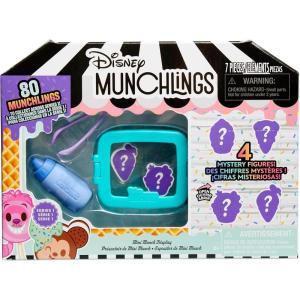 Disney Munchlings Mini Munch Displays, 7-Piece Color Change Figure Set, Blind Box, Holiday Stocking Stuffers, Gifts, Presents, Kids Toys for Ages 3 Up by Just Play(Modern)