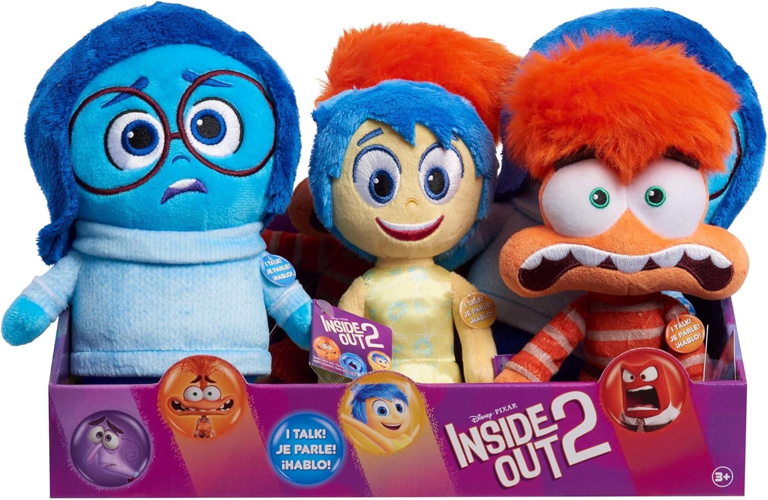 imageInside Out 2 Talk It Out Small Plush Anxiety Kids Toys for Ages 3 Up by Just Play