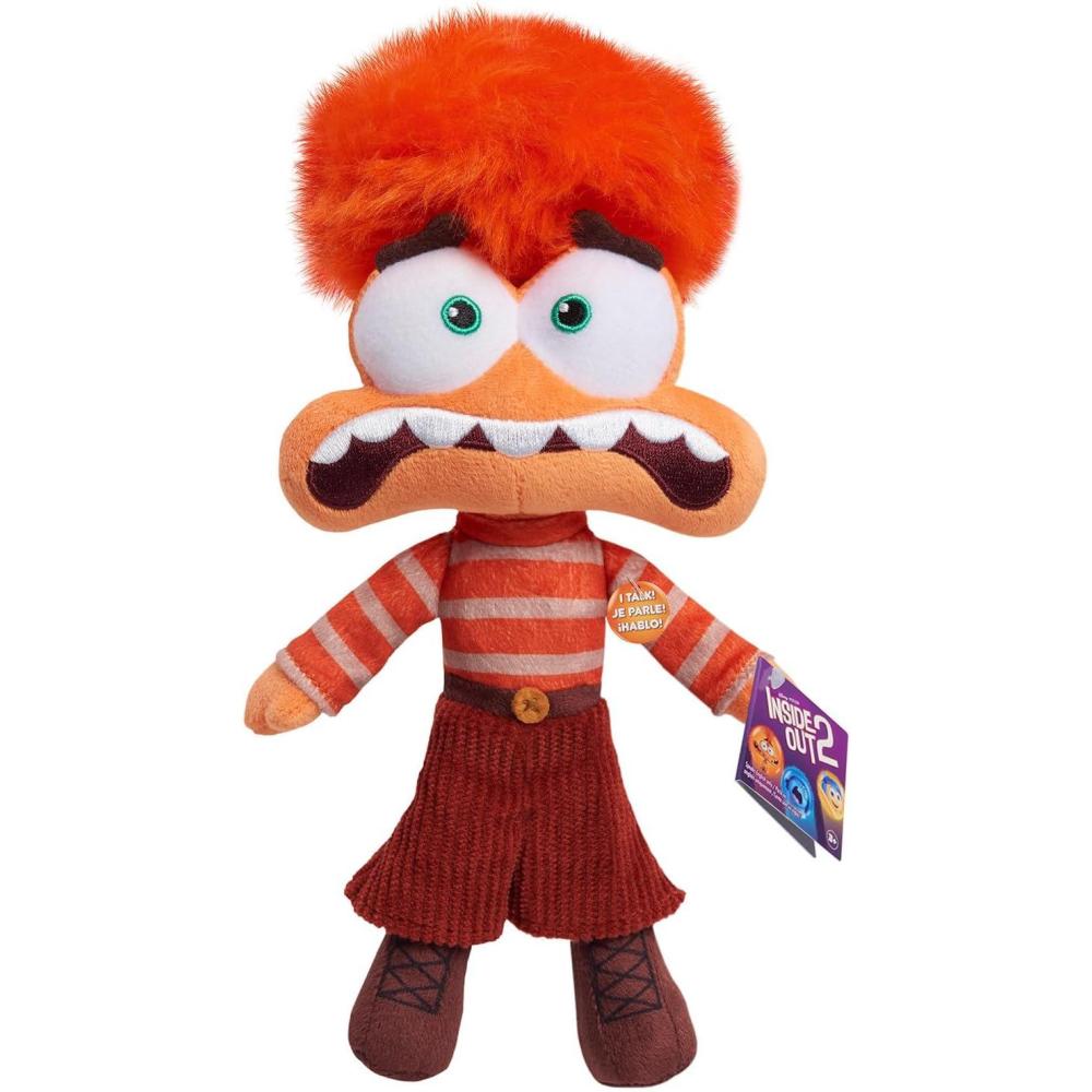 imageInside Out 2 Talk It Out Small Plush Anxiety Kids Toys for Ages 3 Up by Just Play