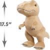 Just Play Jurassic World Jumbo 17.5-inch T Rex Plush Stuffed Animal, Kids Toys for Ages 3 Up, Amazon Exclusive(17.5 Inch)