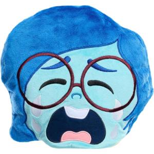 Inside Out 2 Flip-A-Mood Reversible Plush Joy/Sad, Holiday Stocking Stuffers, Gifts, Presents, Kids Toys for Ages 3 Up by Just Play