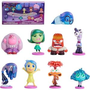 Just Play Disney and Pixar Inside Out 2 Collectible 9-Piece Figure Set, 2.3-inch Collectible Figurines, Kids Toys for Ages 3 Up