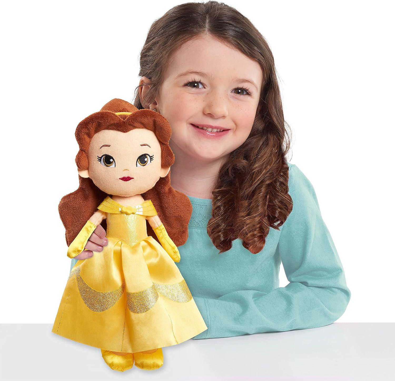 imageDisney Princess So Sweet 12Inch Plush Belle in Yellow Dress Beauty and the Beast Kids Toys for Ages 3 Up by Just Play