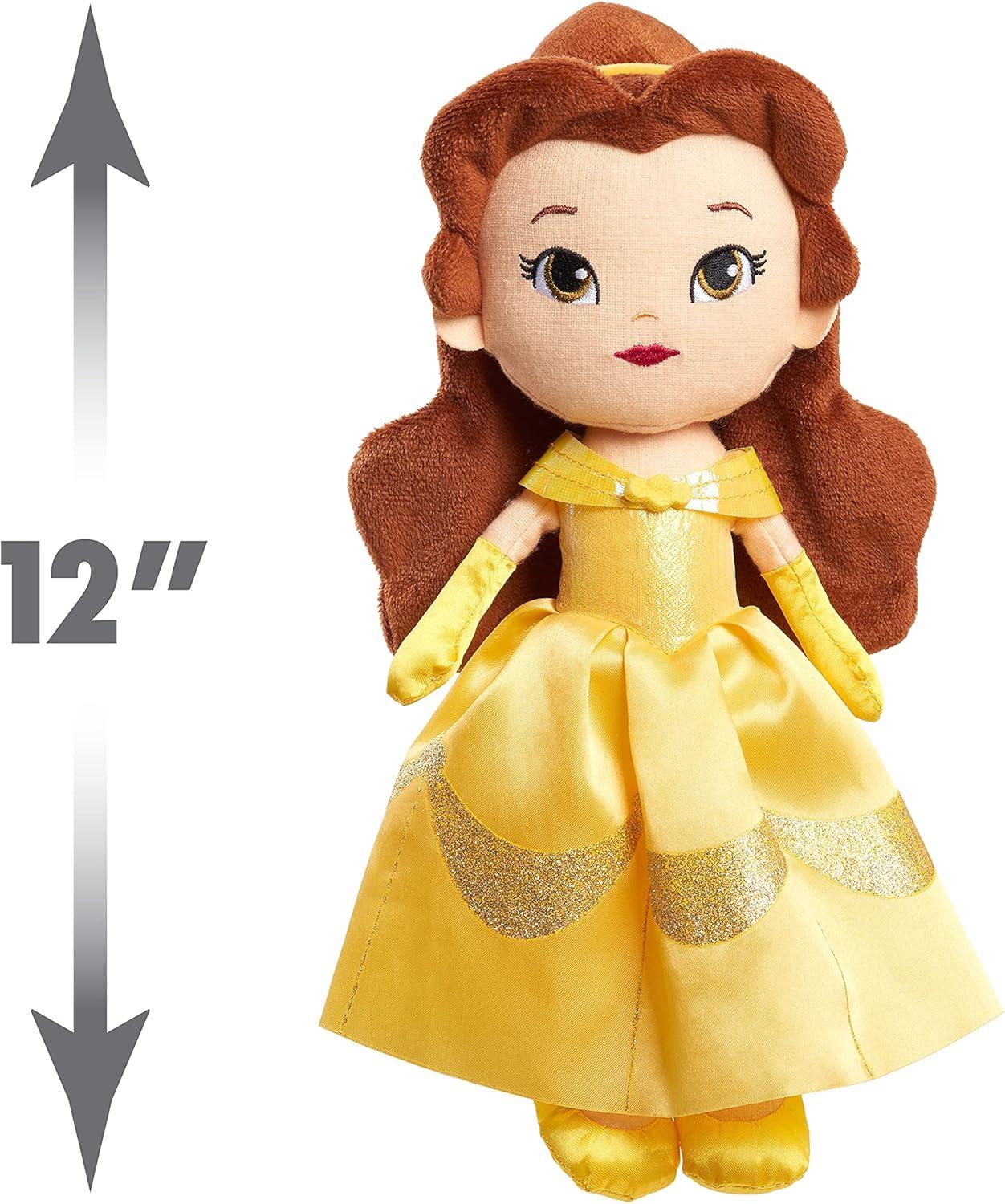 imageDisney Princess So Sweet 12Inch Plush Belle in Yellow Dress Beauty and the Beast Kids Toys for Ages 3 Up by Just Play