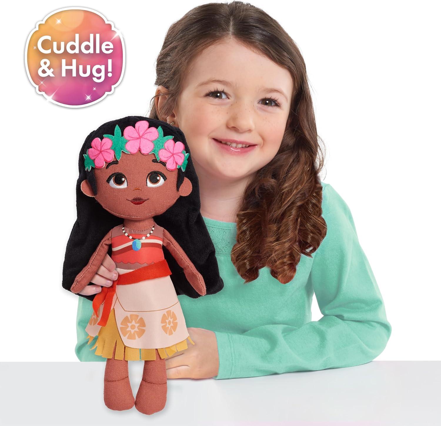 imageDisney Princess So Sweet Princess Moana 12 Inch Plushie with Brown Hair Disney Moana Kids Toys for Ages 3 Up by Just Play