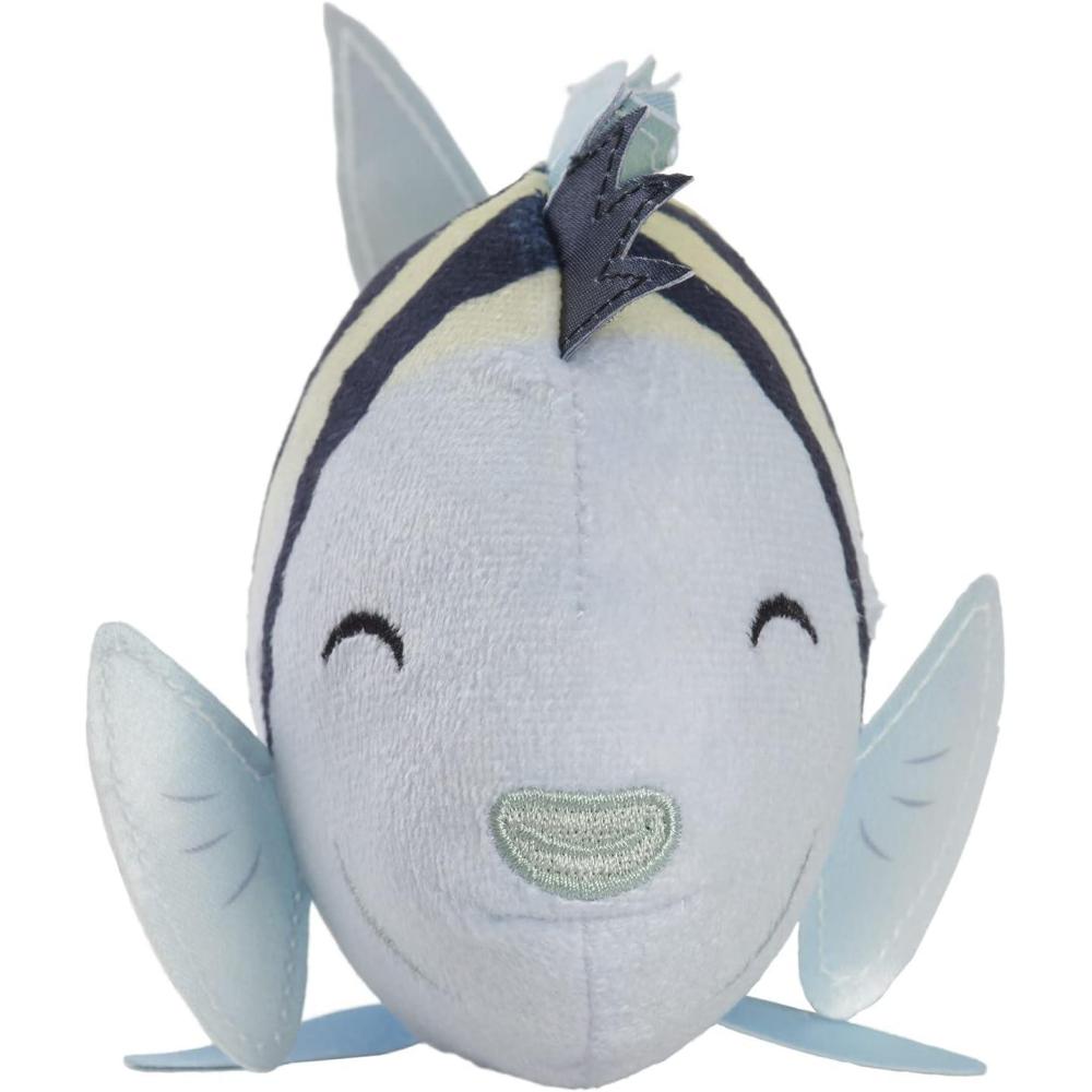 imageDisney The Little Mermaid Flounder Small Plush Stuffed Animal Fish Kids Toys for Ages 3 Up by Just Play