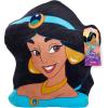 Disney Princess Character Heads 13.5-inch Plush Jasmine, Aladdin, Super Soft Plush, Kids Toys for Ages 3 Up by Just Play(13 inches)