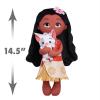 Disney Princess Lil’ Friends Plushie Moana & Pua 14-inch Plushie Doll, Kids Toys for Ages 3 Up by Just Play