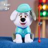 Just Play Disney Junior Pupstruction Luna Small 8-inch Plush, Stuffed Animal, Sheepdog, Soft and Cuddly, Holiday Stocking Stuffers, Gifts, Presents, Kids Toys for Ages 2 Up(Small)
