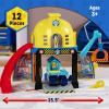 Just Play Disney Junior Pupstruction Pup HQ 12-Piece Lights, Music, Phrases, and Sounds Playset, Exclusive Maya Figurine Included, Kids Toys for Ages 3 Up