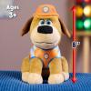 Just Play Disney Junior Pupstruction Tank Small 8-inch Plush, Stuffed Animal, Mastiff, Soft and Cuddly, Holiday Stocking Stuffers, Gifts, Presents, Kids Toys for Ages 2 Up(Small)