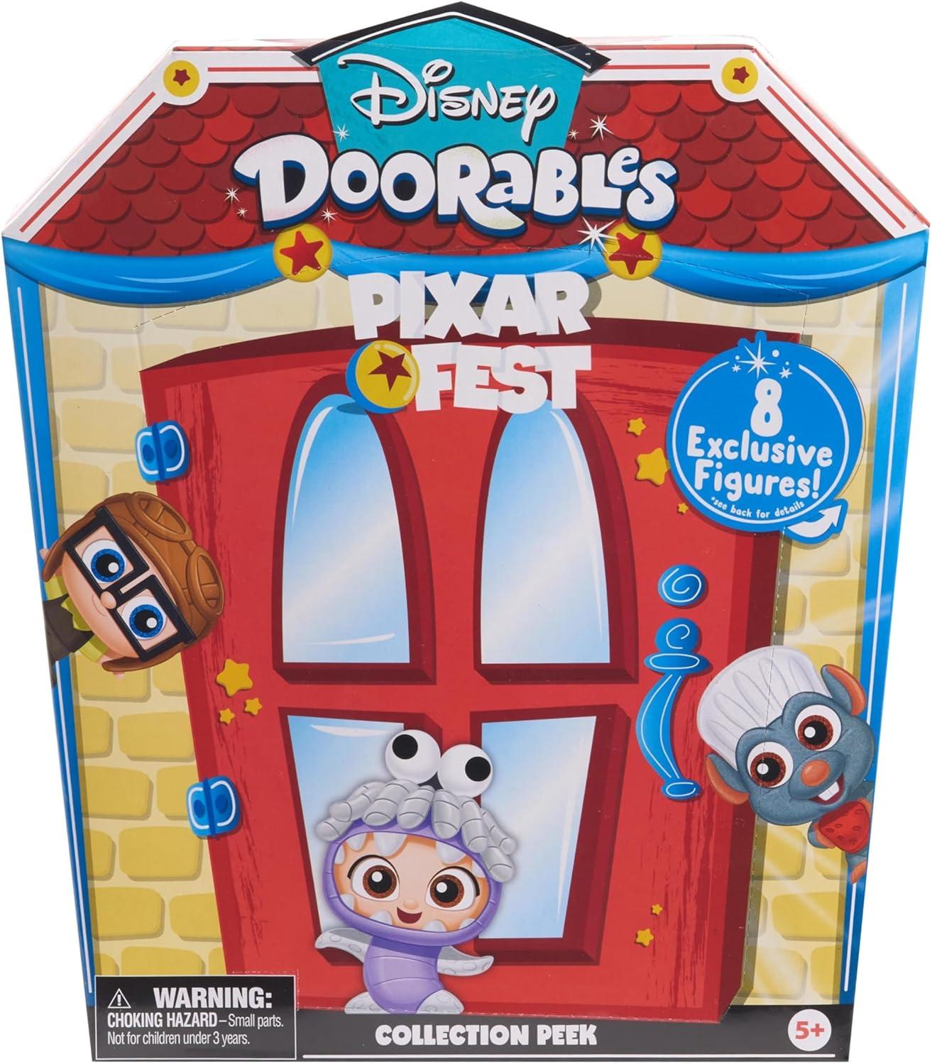 imageDisney Doorables Pixar Fest Collection Peek Easter Basket Stuffers Holiday Stocking Stuffers Gifts Presents Officially Licensed Kids Toys for Ages 5 Up Gifts and Presents by Just Play