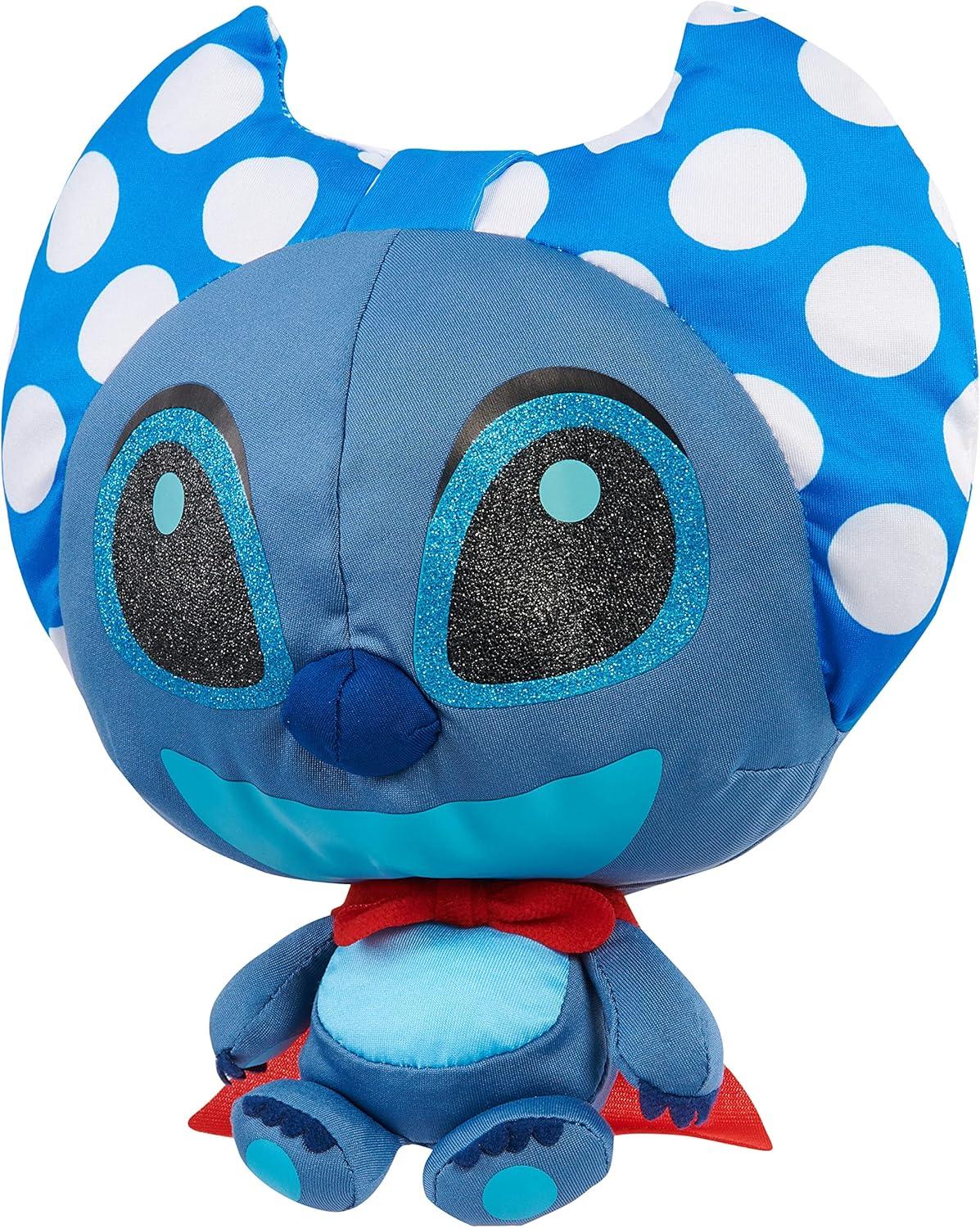 imageDisney Doorables Puffables Plush Stitch 10inch Collectible Plush Featuring Glitter Eyes Styles May Vary Kids Toys for Ages 3 Up by Just Play