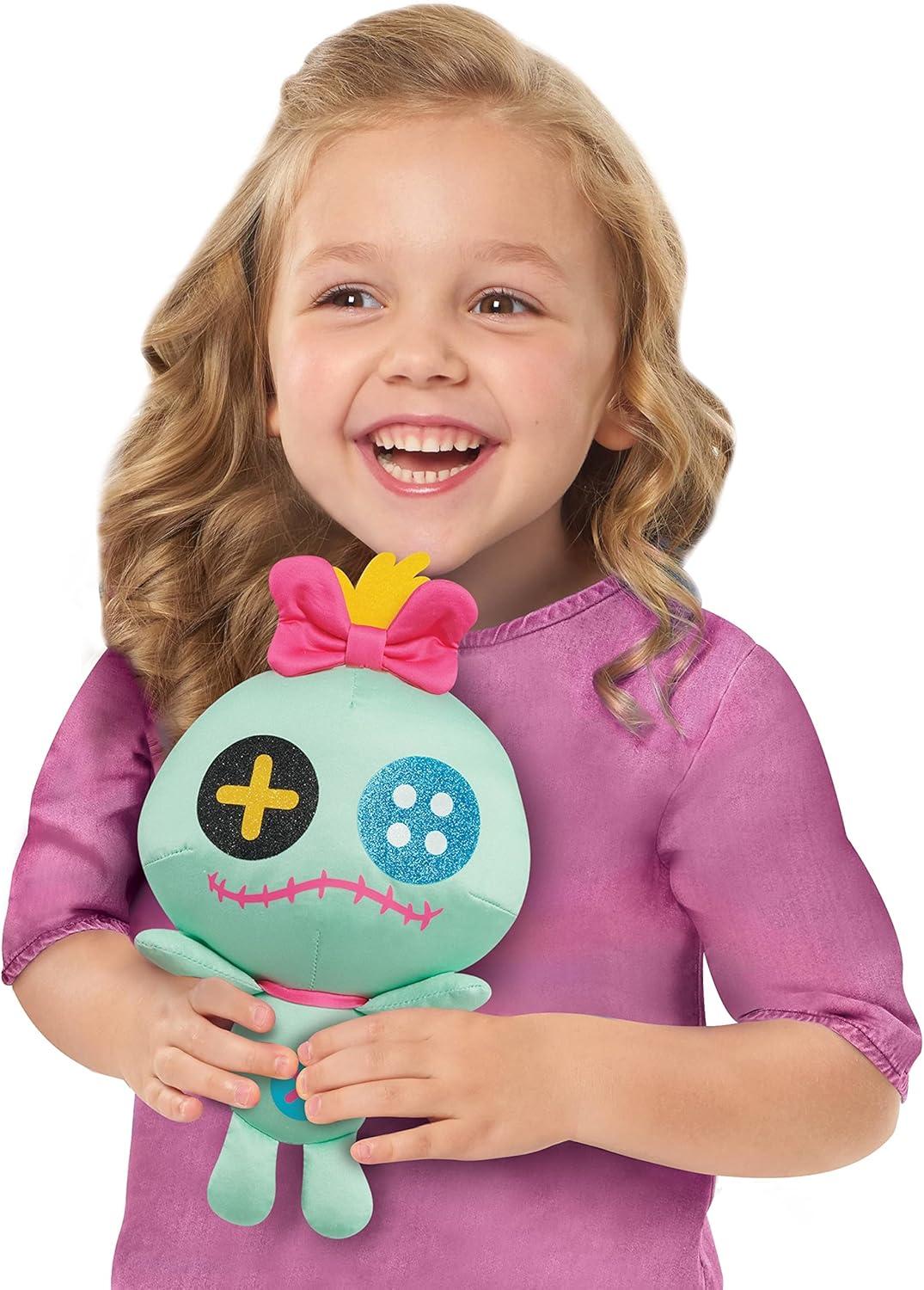 imageDisney Doorables Puffables Plush Stitch 10inch Collectible Plush Featuring Glitter Eyes Styles May Vary Kids Toys for Ages 3 Up by Just Play