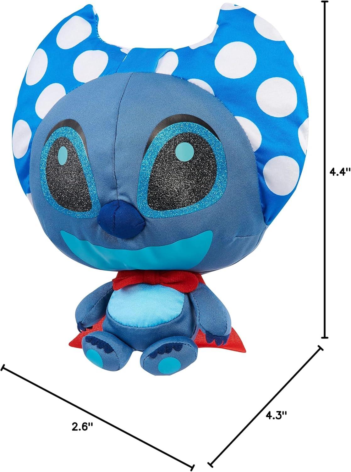 imageDisney Doorables Puffables Plush Stitch 10inch Collectible Plush Featuring Glitter Eyes Styles May Vary Kids Toys for Ages 3 Up by Just Play