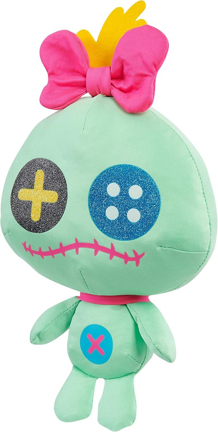 imageDisney Doorables Puffables Plush Stitch 10inch Collectible Plush Featuring Glitter Eyes Styles May Vary Kids Toys for Ages 3 Up by Just Play