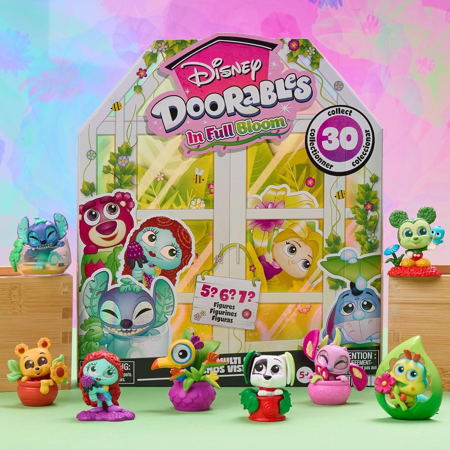imageDisney Doorables in Full Bloom Multi Peek Series 15 Mystery Floral Themed Mini Figures Assemble and Display Collectible Disney Surprise Toy for Collectors Fans Tweens ampamp Kids 5 up
