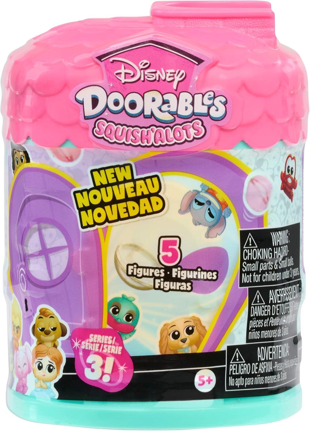 imageJust Play Disney Doorables SquishAlots Series 3 Figures Collectible Figures Kids Toys for Ages 5 Up