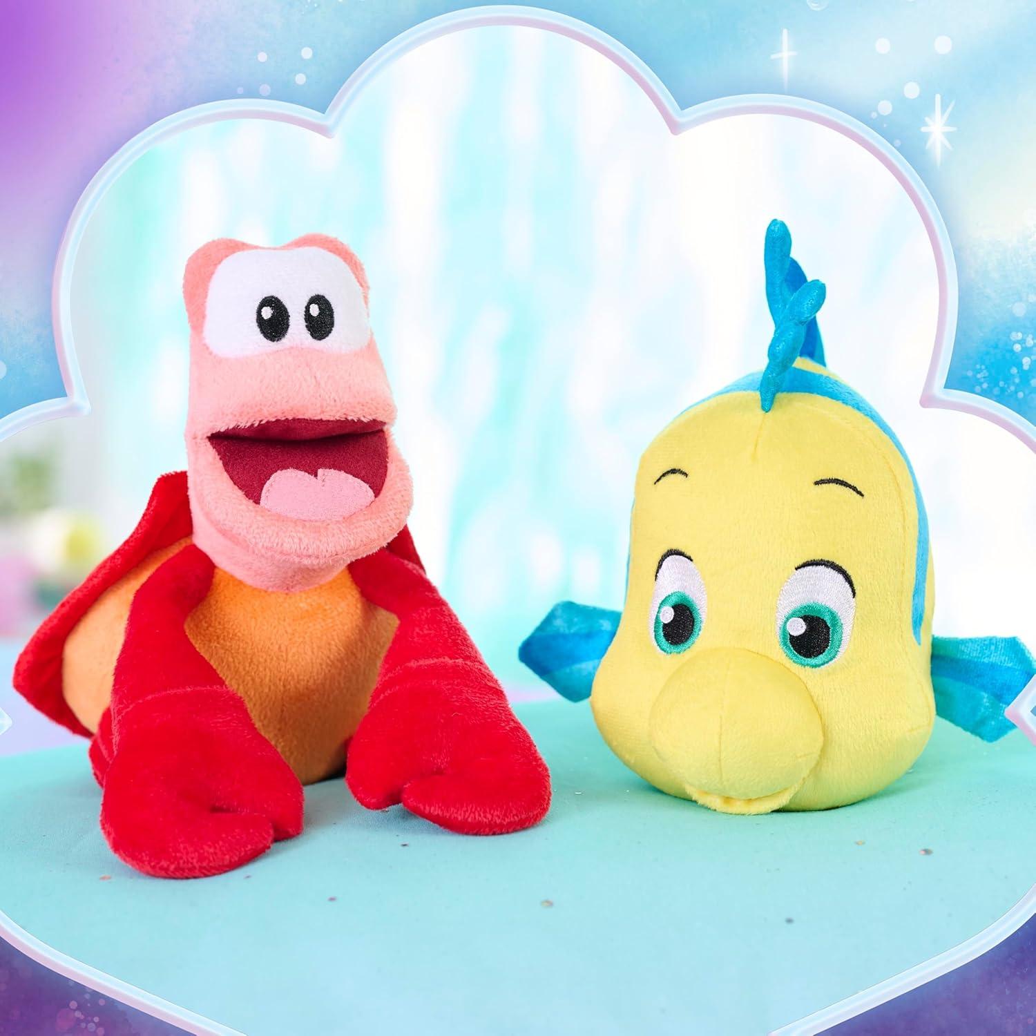 imageJust Play Disney Junior Ariel Flounder Small 7inch Plush Kids Toys for Ages 2 Up
