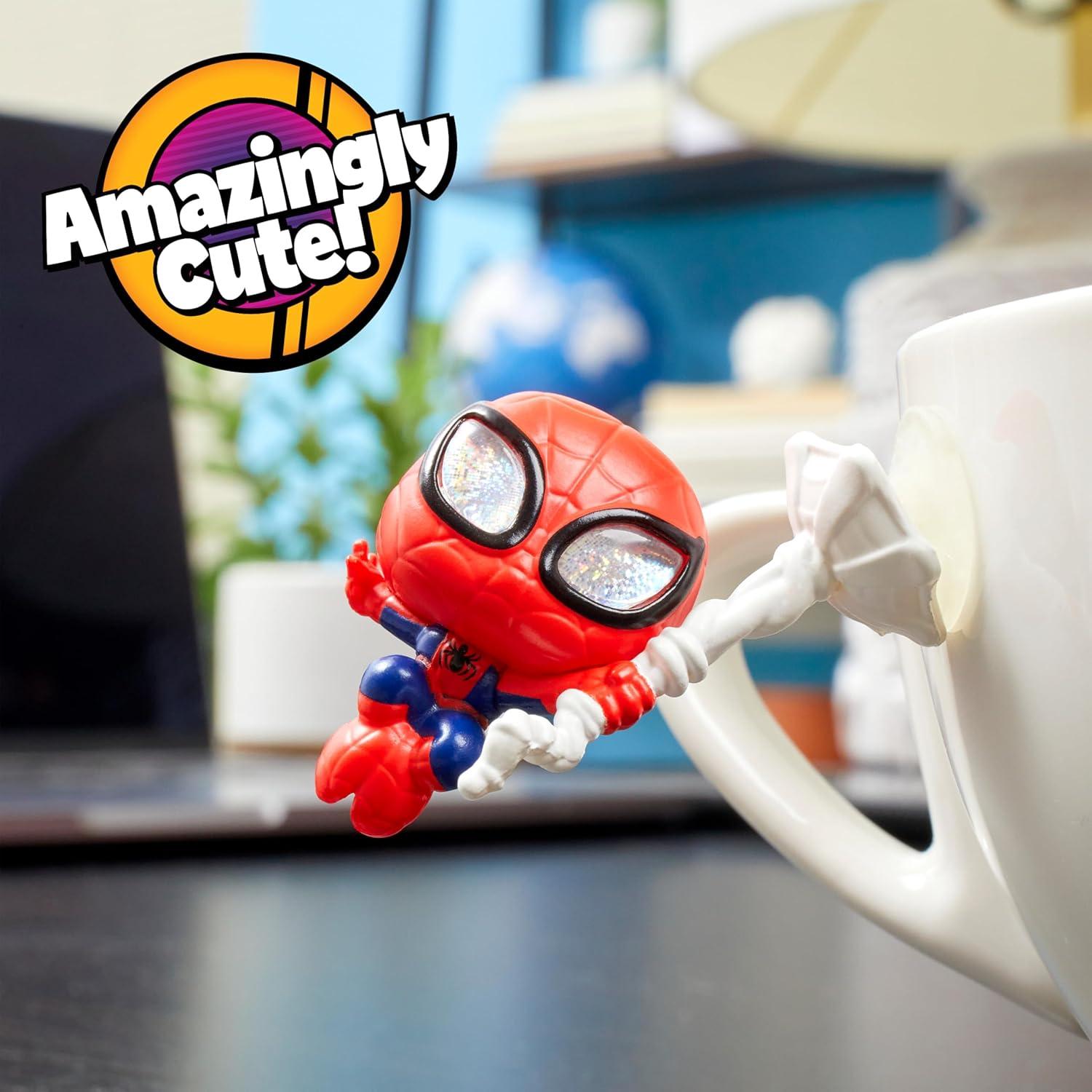 imageMarvel Doorables SpiderVerse Collector Capsule Collectible Toy Figures Holiday Stocking Stuffers Gifts Presents Boys and Girls Ages 5 Up