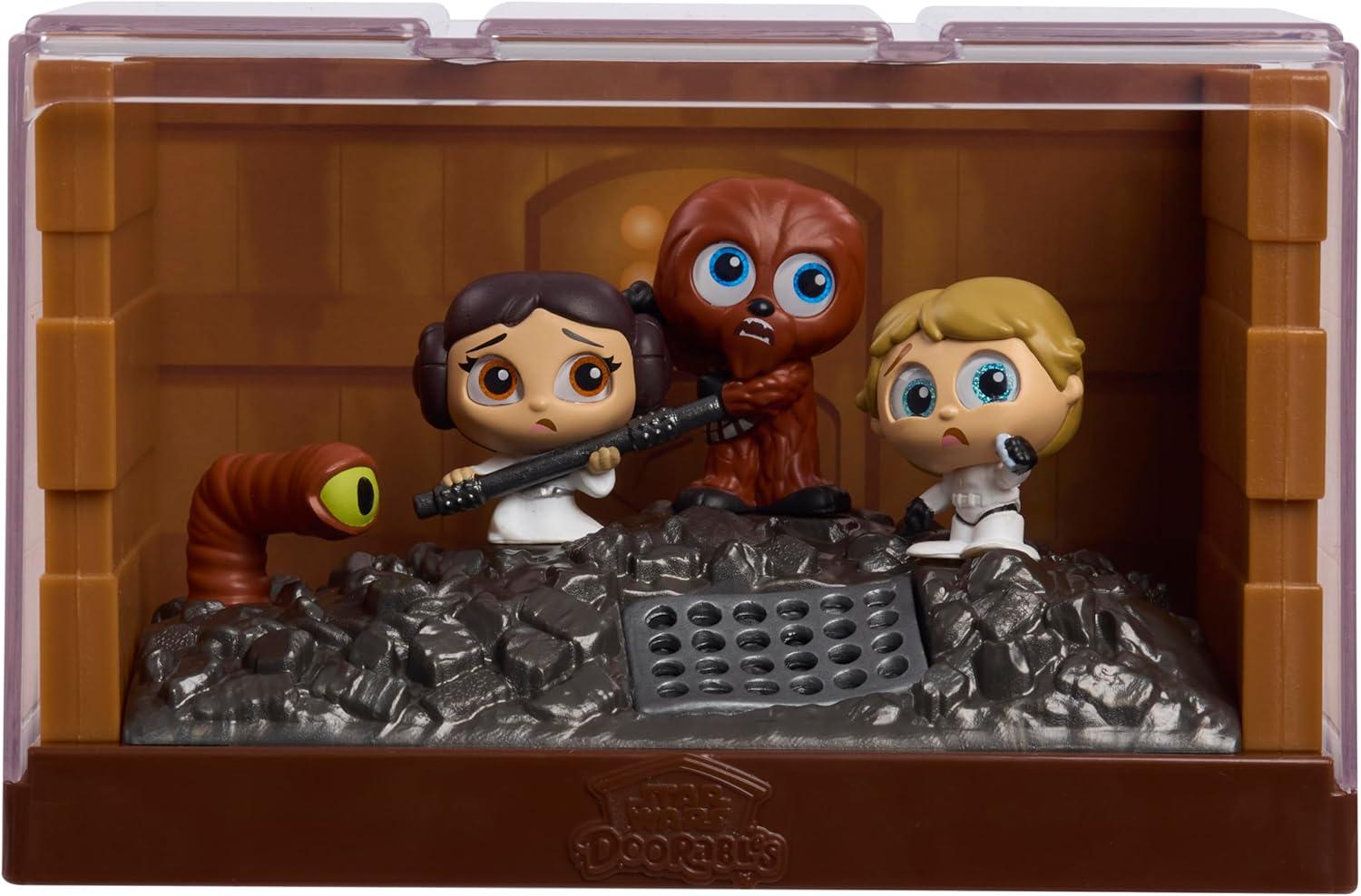 imageStar Wars Doorables Widescreen Moments Star Wars A New Hope Collectible Figures Holiday Stocking Stuffers Gifts Presents Kids Toys for Ages 5 Up by Just Play