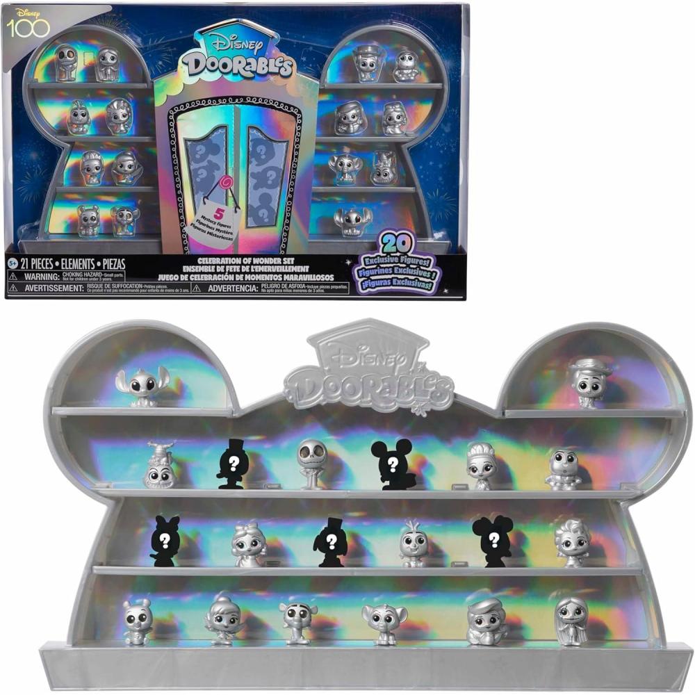 imageDisney Doorables Disney100 Celebration of Wonder Set 21Piece Collectible Figure Set Kids Toys for Ages 5 Up by Just Play