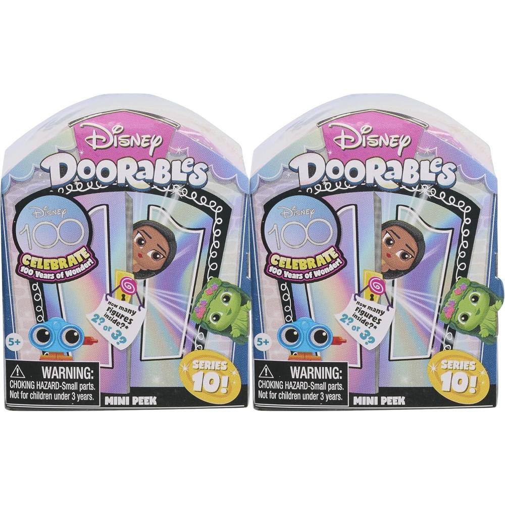 imageDisney Doorables Mini Peek Technicolor Takeover 2Pack 15inch Collectible Figures Kids Toys for Ages 5 Up by Just PlaySeries 10