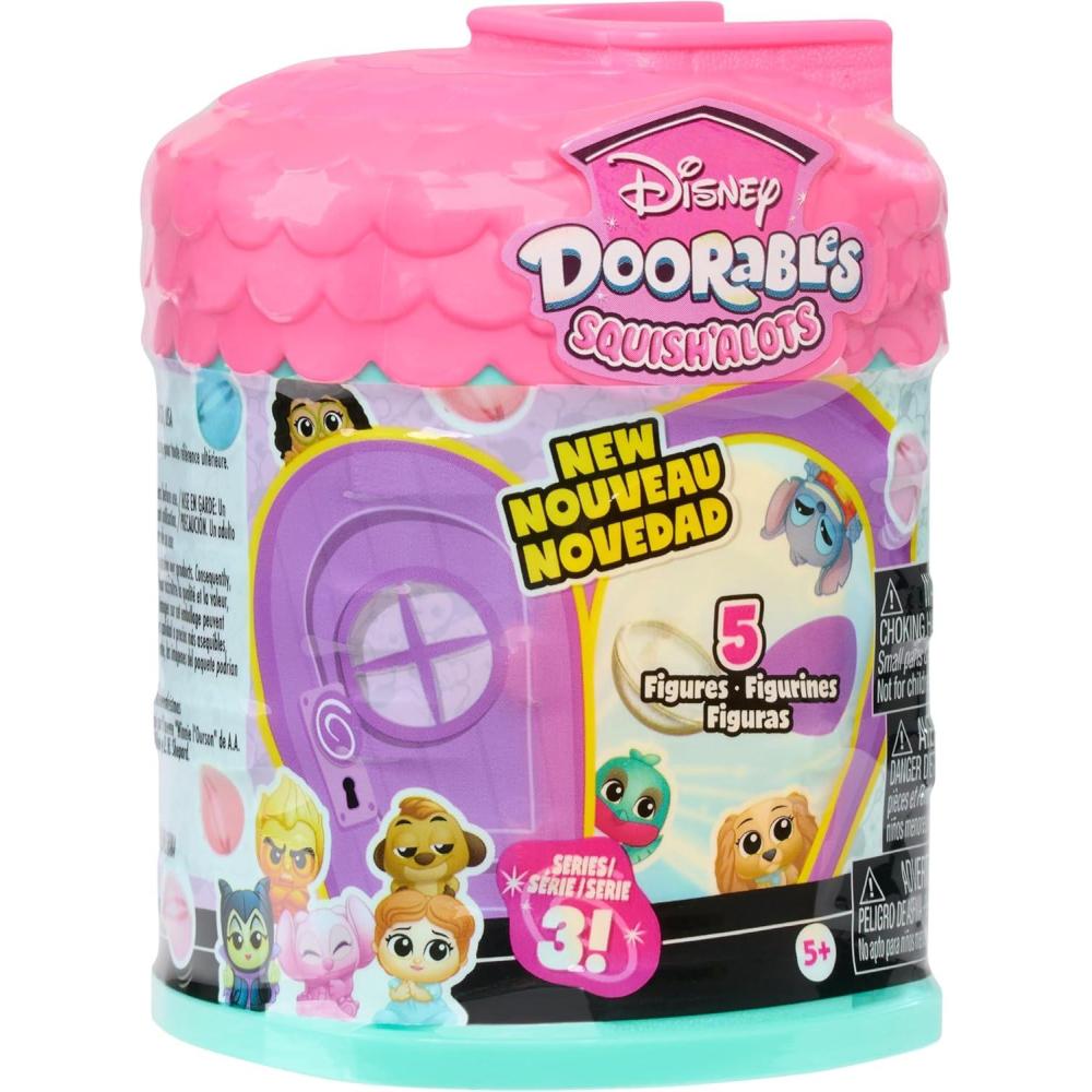 imageJust Play Disney Doorables SquishAlots Series 3 Figures Collectible Figures Kids Toys for Ages 5 Up