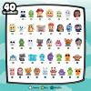 Just Play Disney Doorables Squish’Alots Series 2 Collectible Figures, 1-inch Figurines, 4-6 Figures Inside, Kids Toys for Ages 5 Up