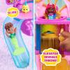 Just Play Disney Junior Ariel Deluxe Atlantica Palace Playset and 4-inch Figures, Lights and Sounds, 20-Pieces, Kids Toys for Ages 3 Up