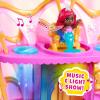 Just Play Disney Junior Ariel Deluxe Atlantica Palace Playset and 4-inch Figures, Lights and Sounds, 20-Pieces, Kids Toys for Ages 3 Up