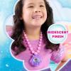 Just Play Disney Junior Ariel Ocean Glow Necklace with Lights and Sounds, Dress Up and Pretend Play, Kids Toys for Ages 3 Up